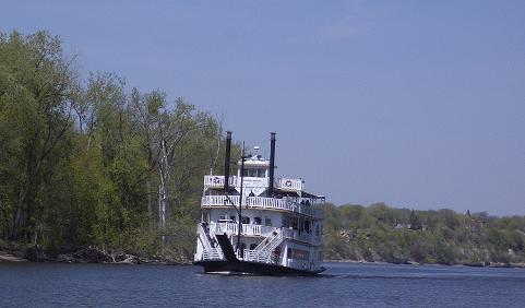 Raddampfer auf dem Mississippi